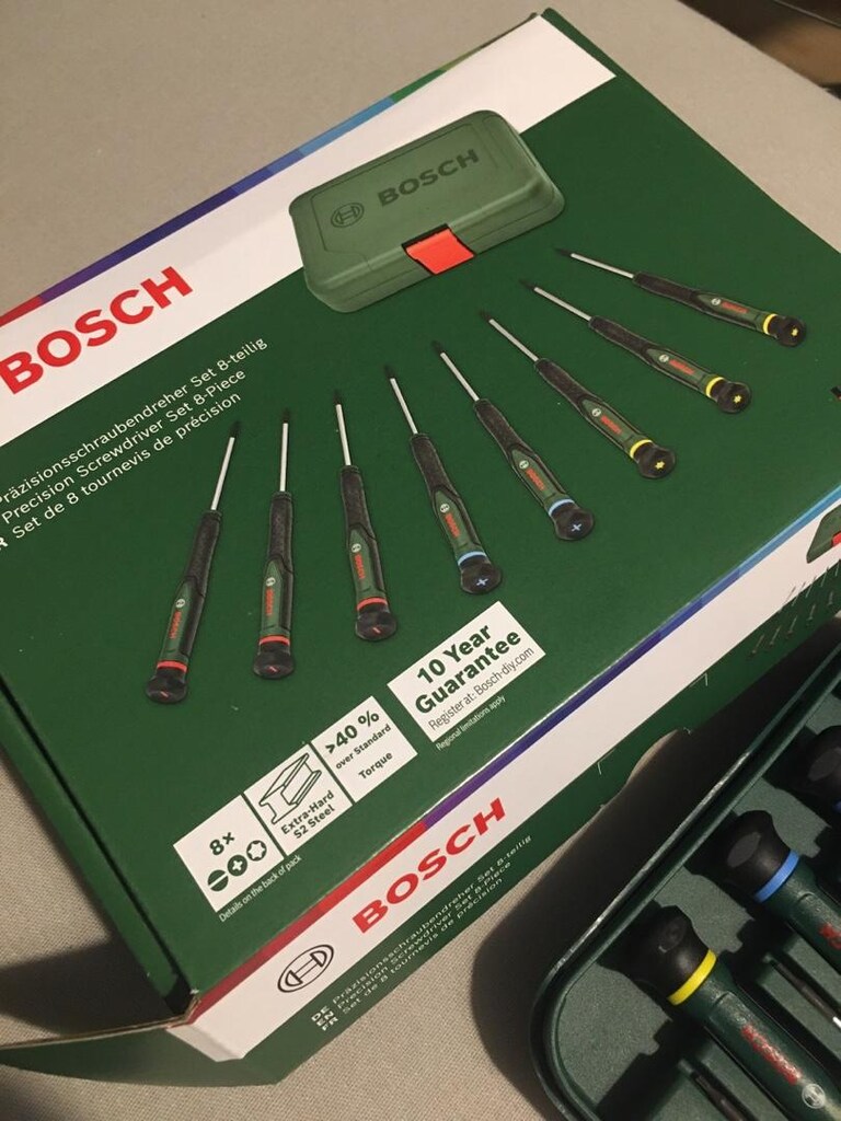 Bosch hassas tornavida seti sekiz parça saklama kutu - 2