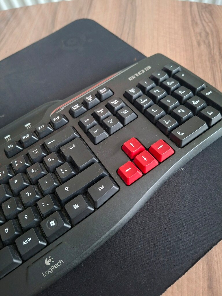 Logitech g103 kablolu klavye - 2