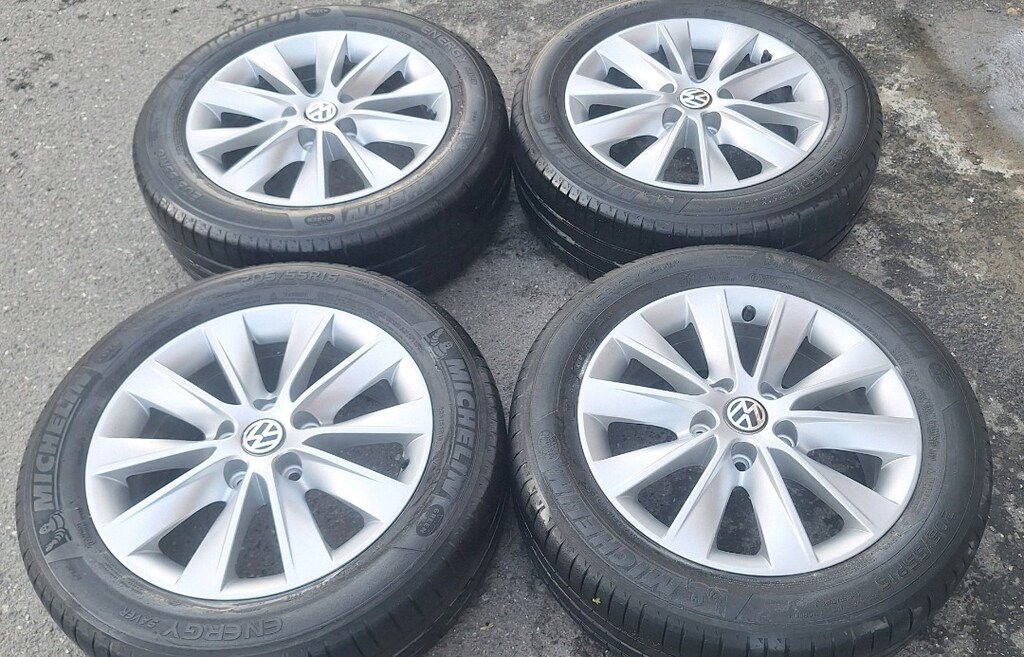 205 55 16 ORJİNAL JANT LASTİK TAKIMI JETTA CADDY GOLF AUDİ PASSAT JETT - 7