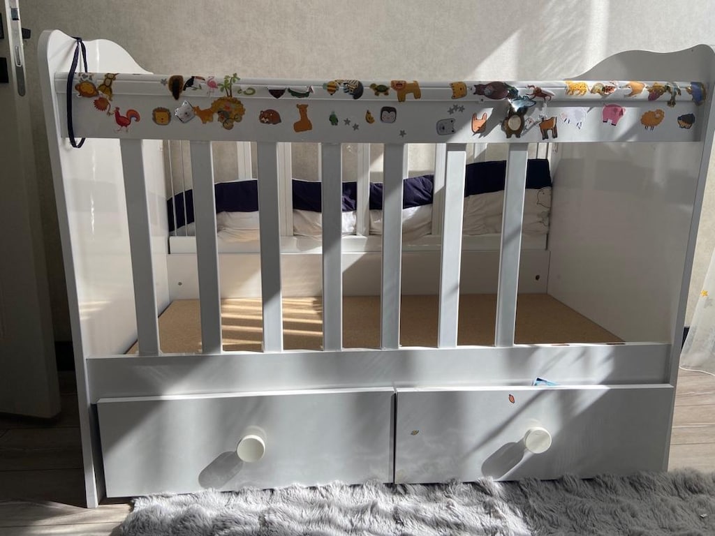 Bebek Karyolası+Bamboo Yatak - 7