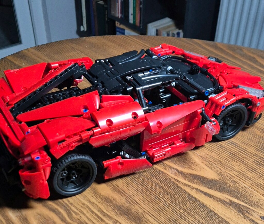 ZheGao 1580 Parça Ferrari Lego 1:10 Büyük Ölçek - 11