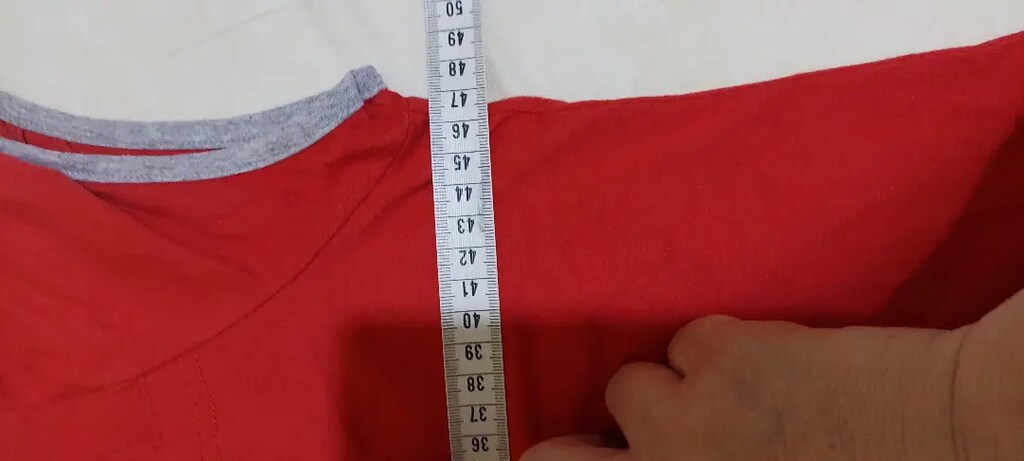 Kırmızı Penye Ev Elbisesi - 4