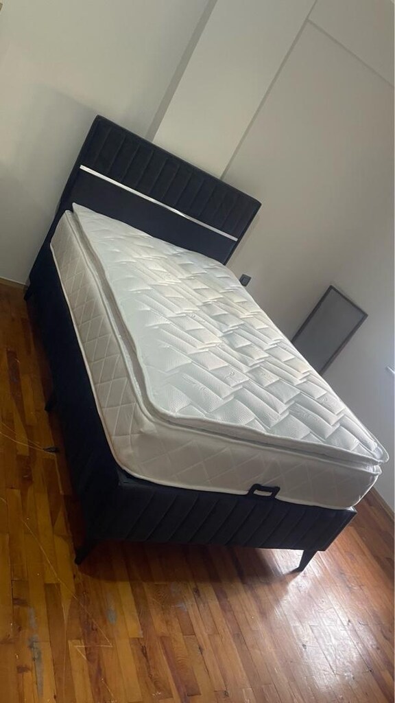 Tek kişilik baza başlık ortopedik yatak 120 lık - 2
