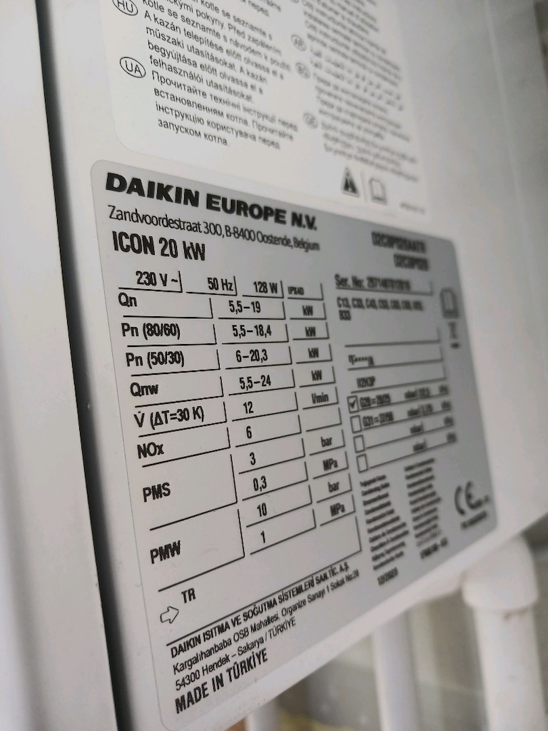 Daikin Tam Yoğuşmalı Kombi 5 Yıl Garantili - 3