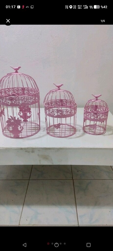 Dekoratif Kristal, Ferforje ve Toprak Küp Ürünler - 16