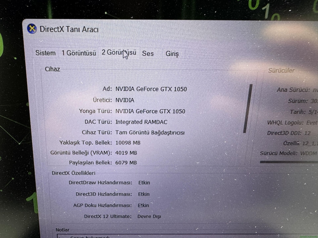 MONSTER ABRA i7 8. NESİL 12 GB RAM 512 NVME GTX 1050 - 8