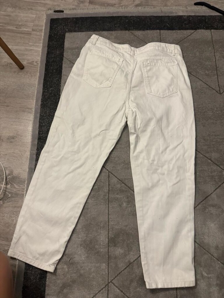 ipekyol jean kot beyaz mom fit - 5