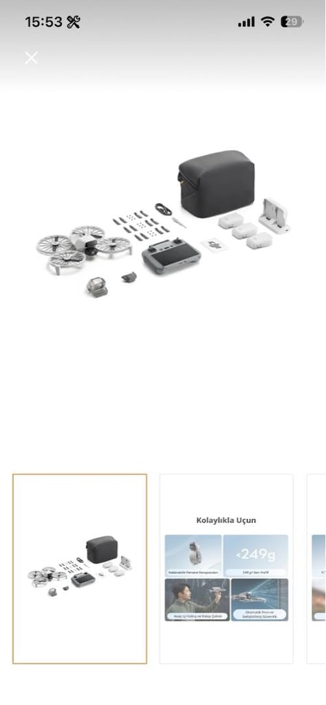 Dji flip Fly more combo(rc2 kumanda) gl modeli - 5