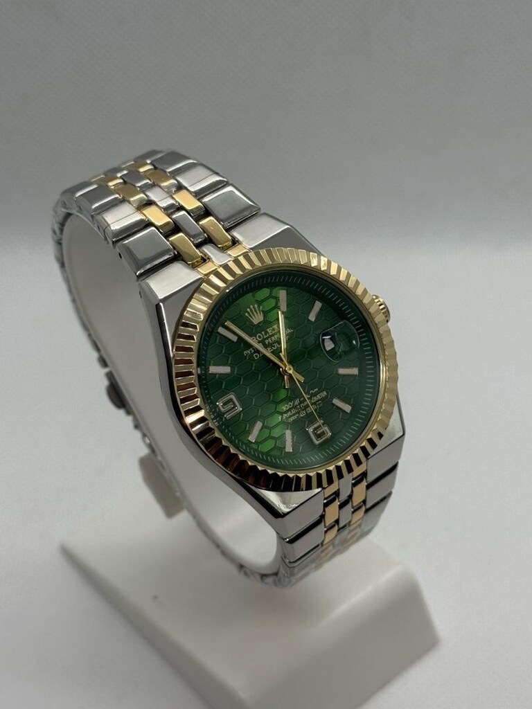Rolex Yeşil Altın Saat Lüks ürün - 2