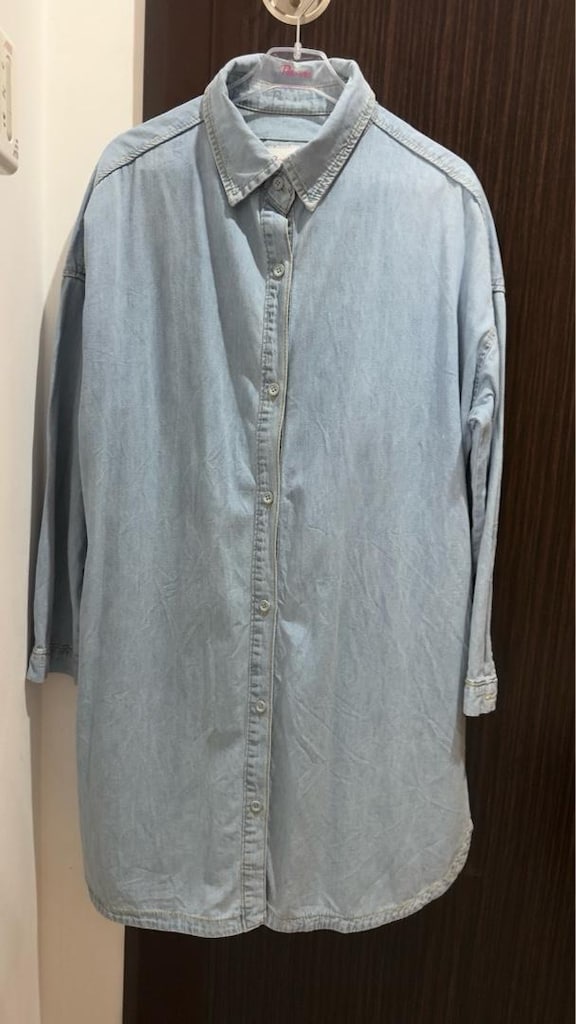 Açık Mavi Denim Gömlek