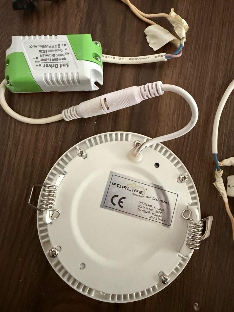 Forlife 6W Yuvarlak Sıva Altı LED Spot Panel Seti (6 Adet - Gün Işığı - 6