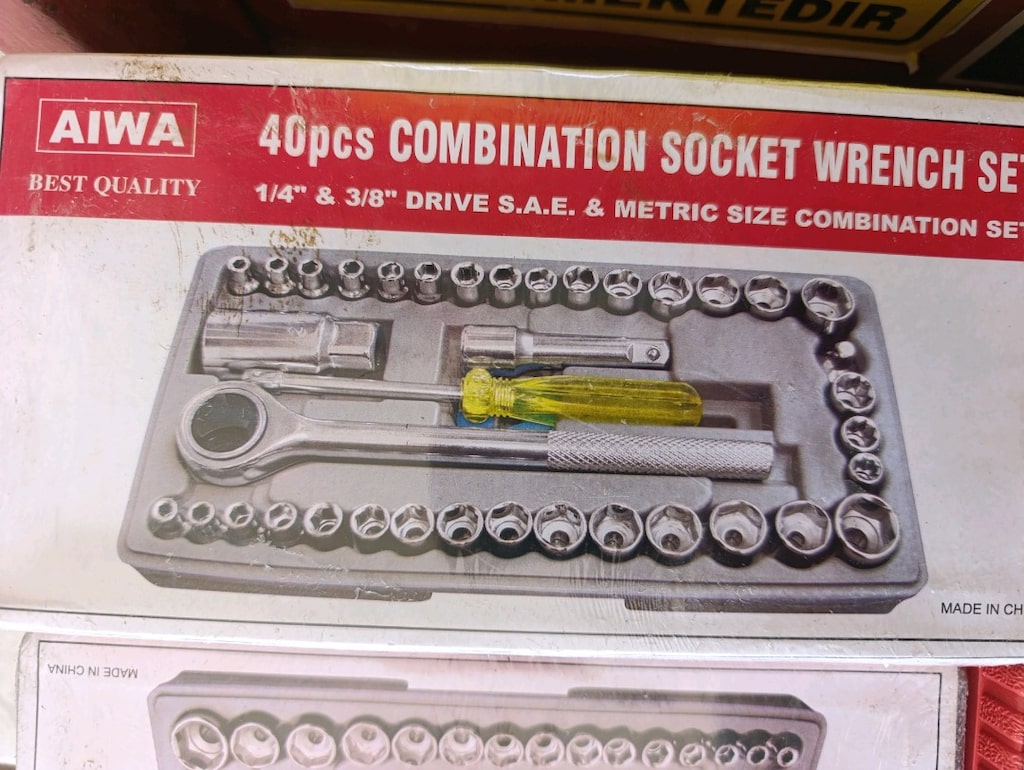 Aiwa 40 Parça Lokma Anahtar Seti - 6