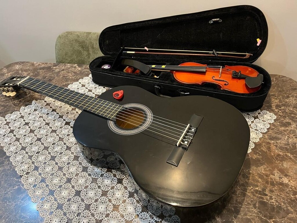 campbell klasik gitar ve cremonia 1/2 keman - 2