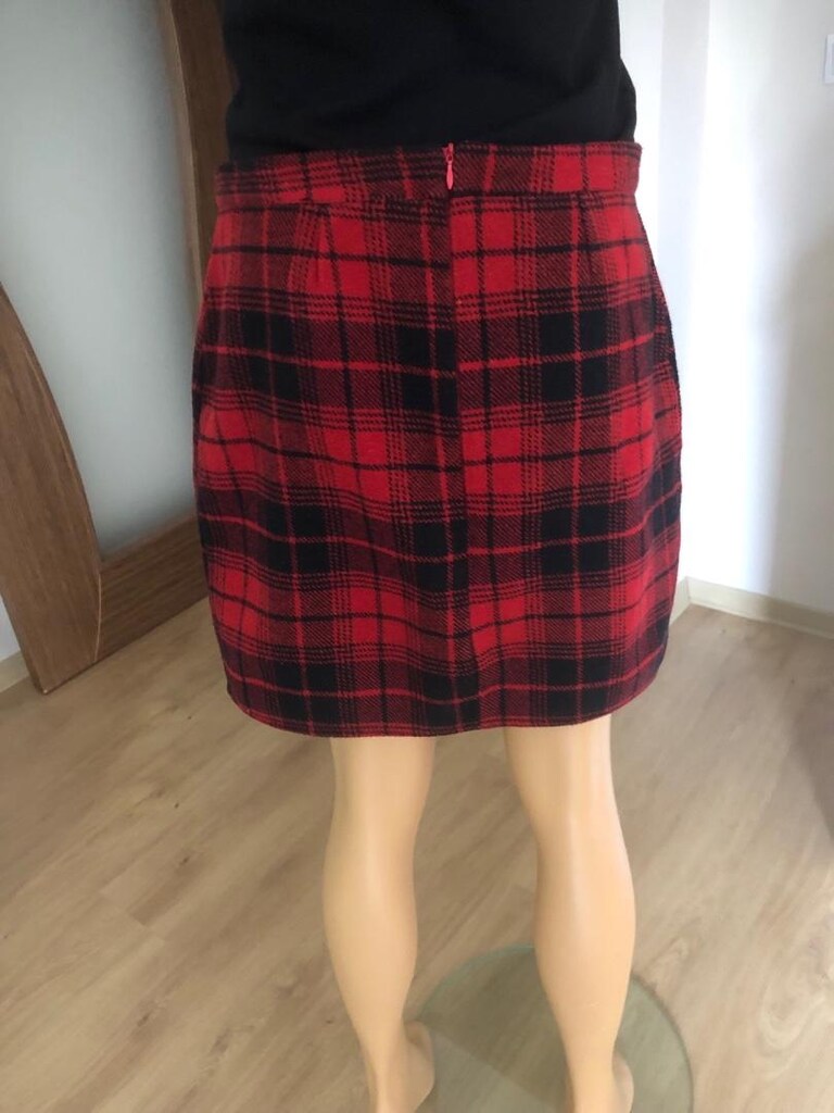 Sateen Marka Ekose Etek - 2