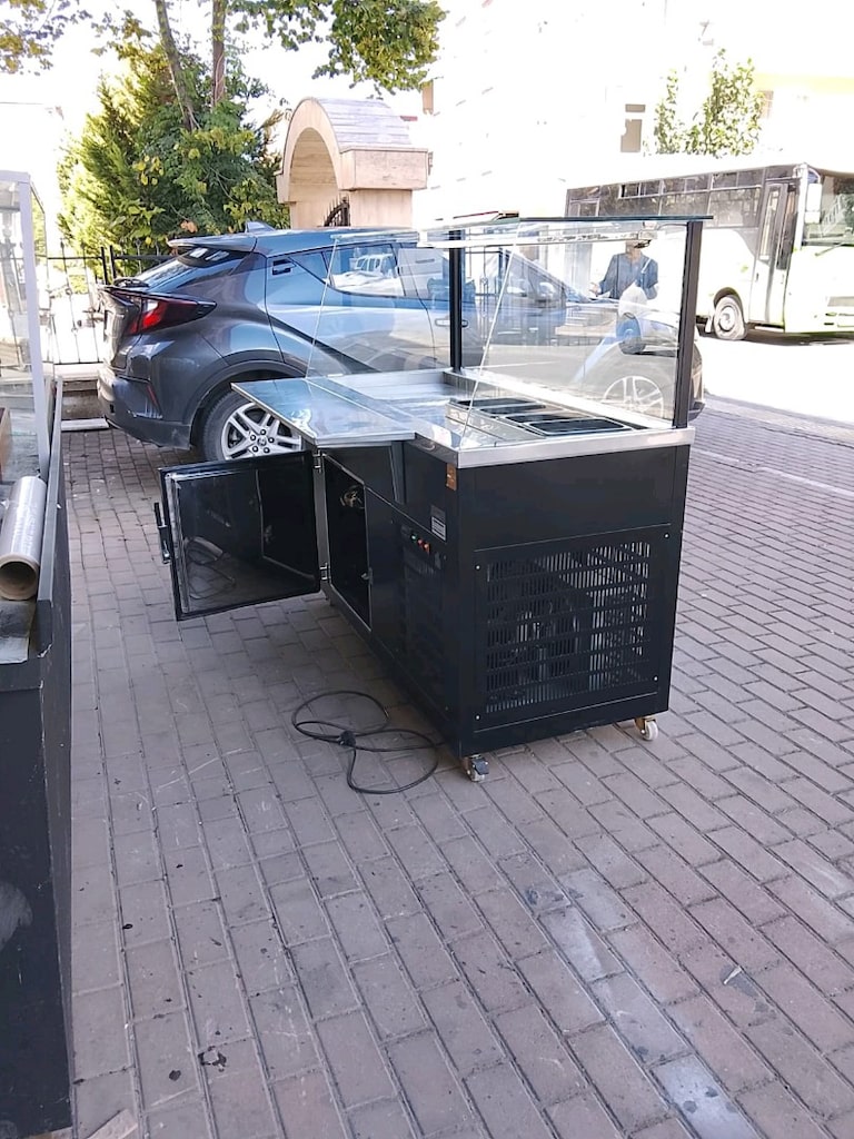 çiğköfte dolabı çiğköfte tezgahı endüstriyel tezgah - 3