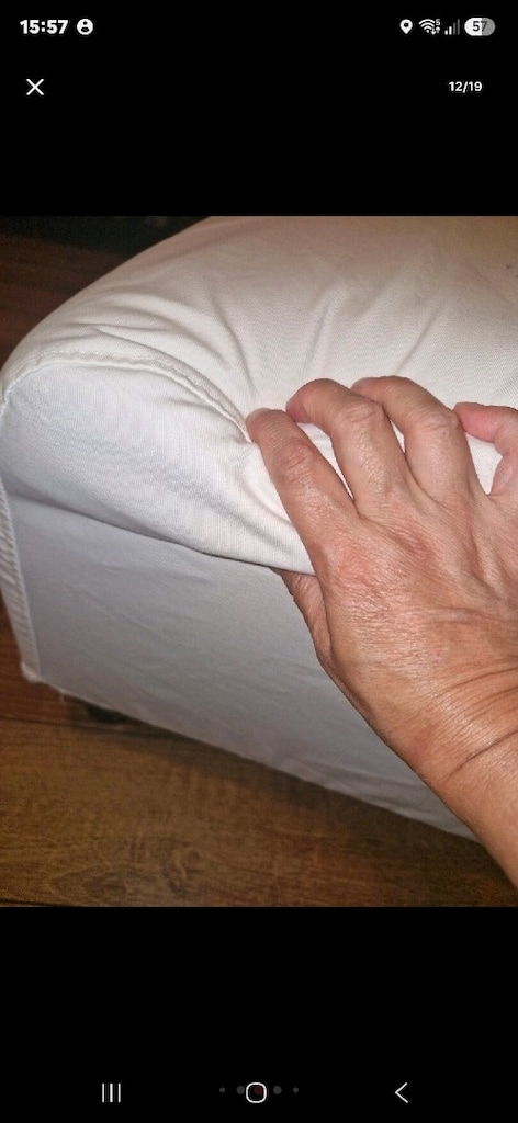 IKEA Desenli Kumaş Puf - 4
