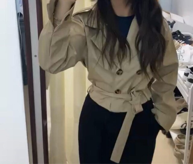 kısa trençkot
