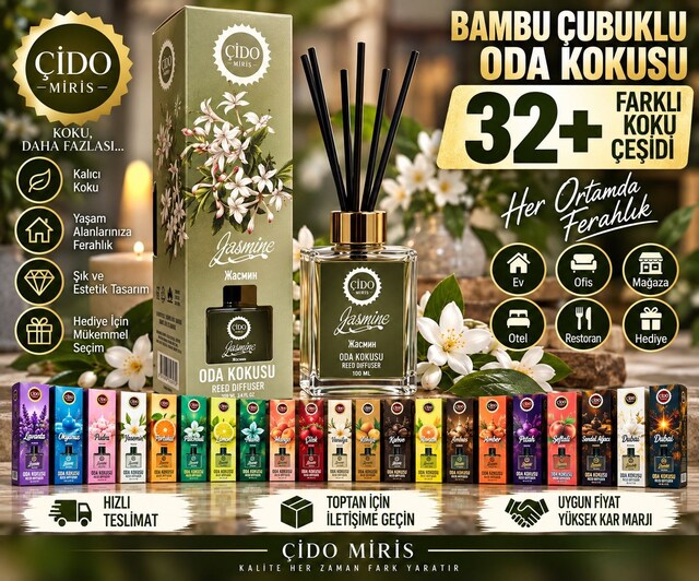 (AÇIKLAMAYI OKU) ÇİDO MİRİS YASEMİN ODA KOKUSU 100ML