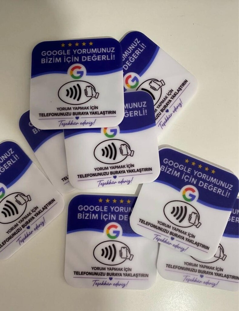 NFC'li Google Yorum Kartı - 2