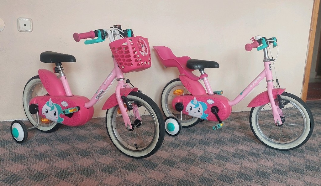 2 ADET 14 JANT DECATHLON BTWIN KIZ ÇOCUK BISIKLETI - 3
