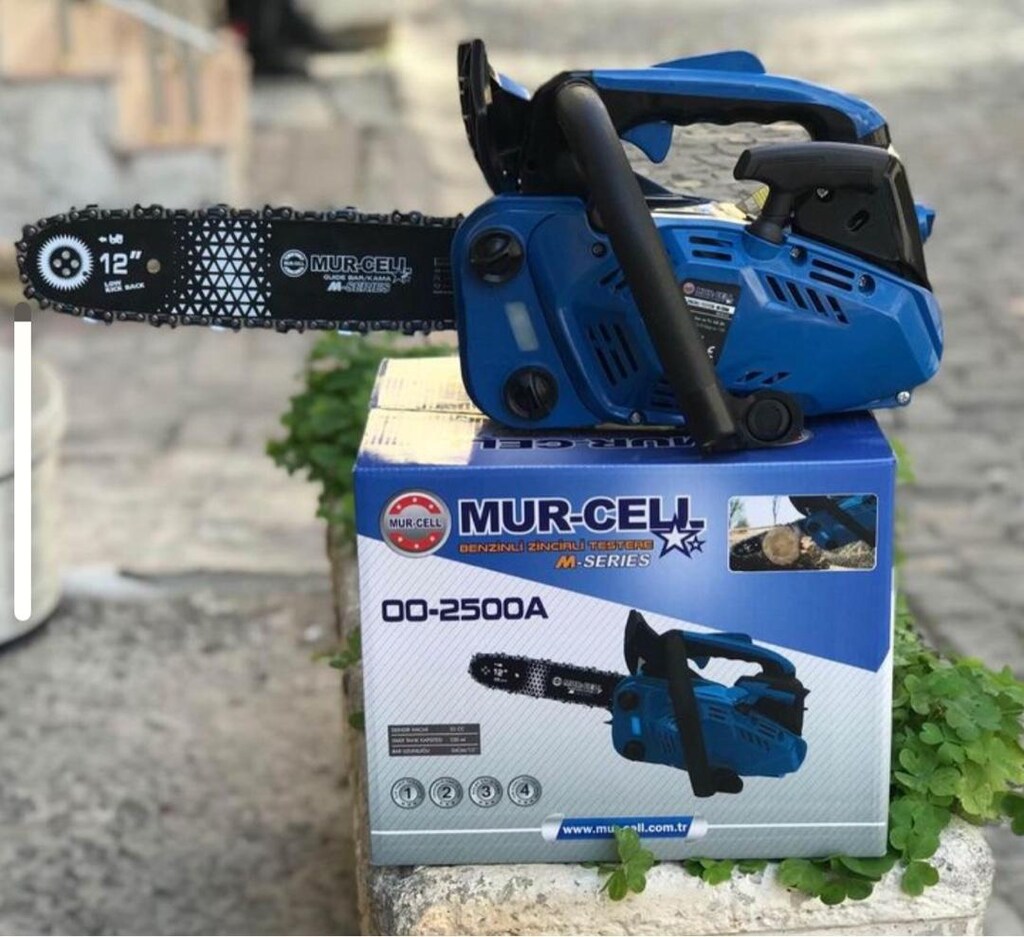 benzinli dal ağaç kesme motoru 25 cm palası 22 zincir 2.9 hp gücünde - 3