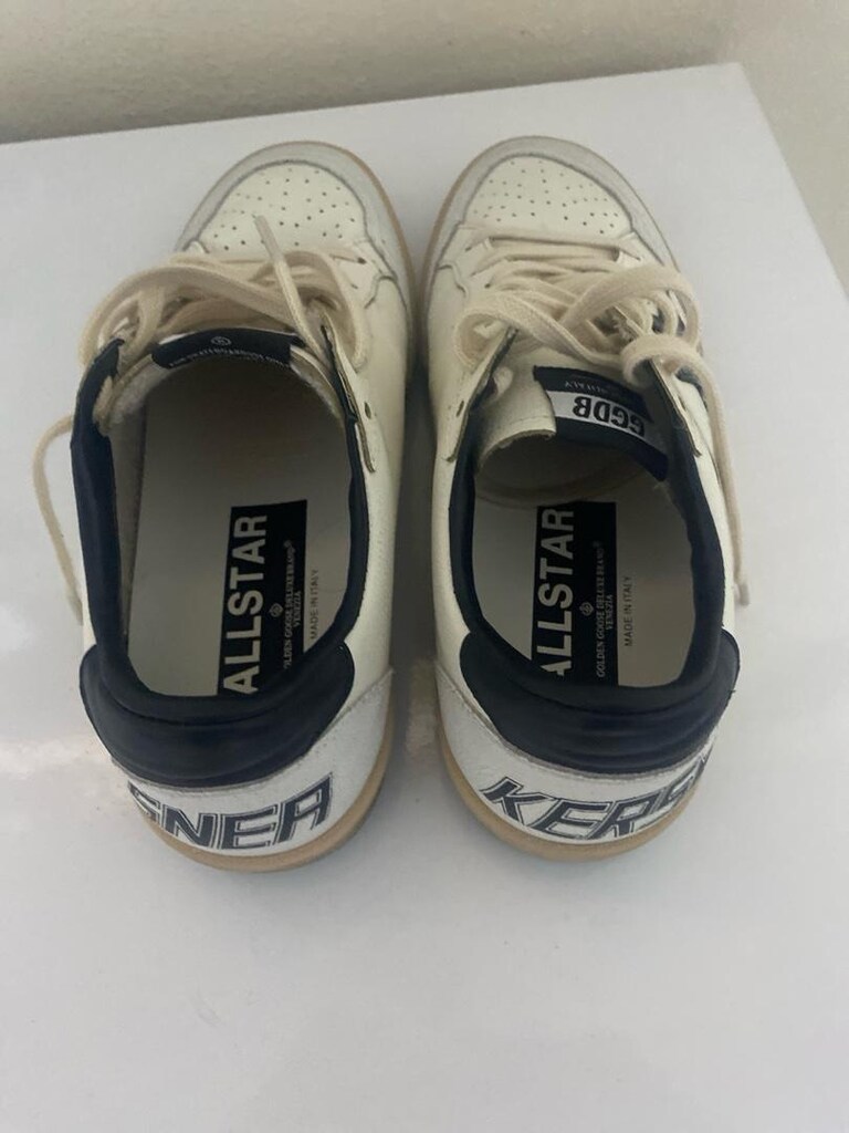 golden goose ballstar white black - 2