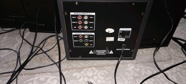 PRİNHA 5+1 KUMANDALİ SES SİSTEMİ 130 WAT - 5