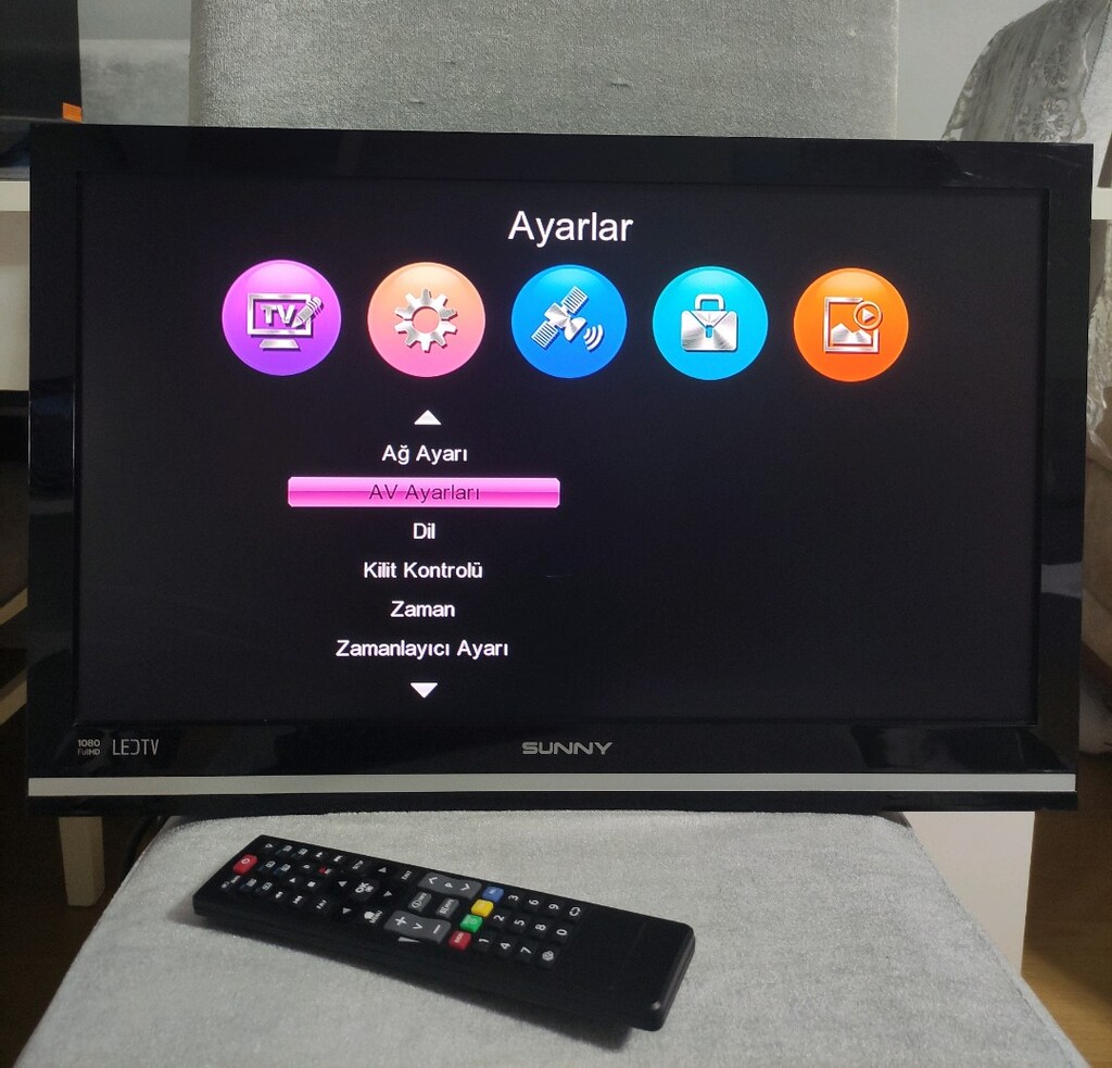 TV LED wifili HD uydu alıcısı askı aparatı ile birlikte - 3