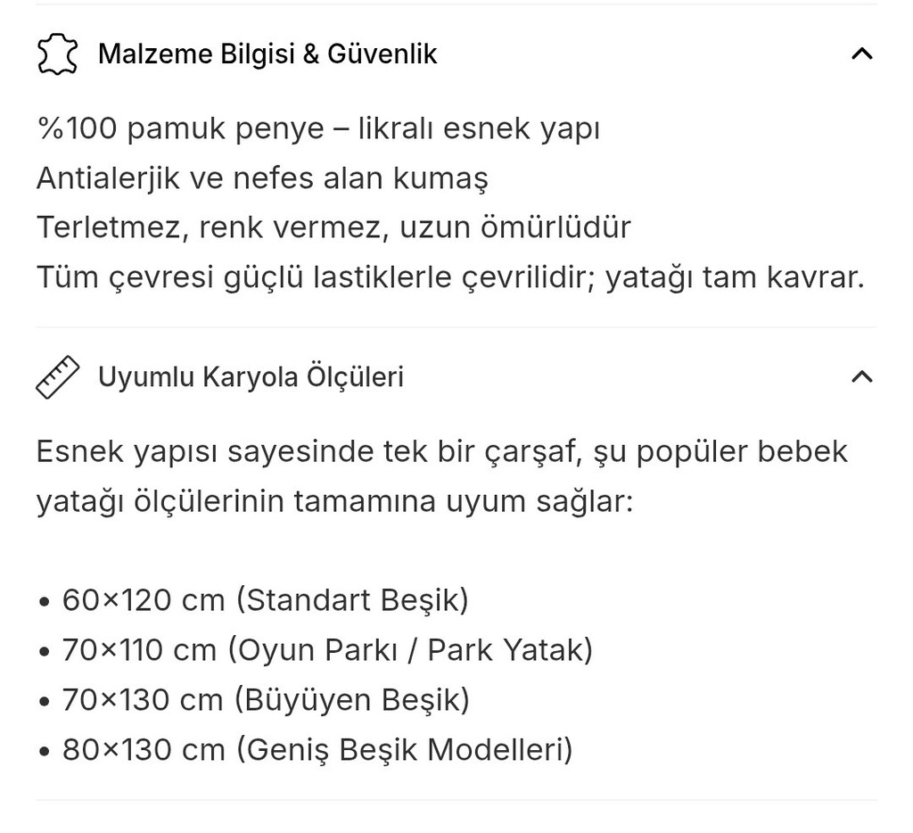 %100 PAMUK Penye Lastikli krem Çarşaf - 5