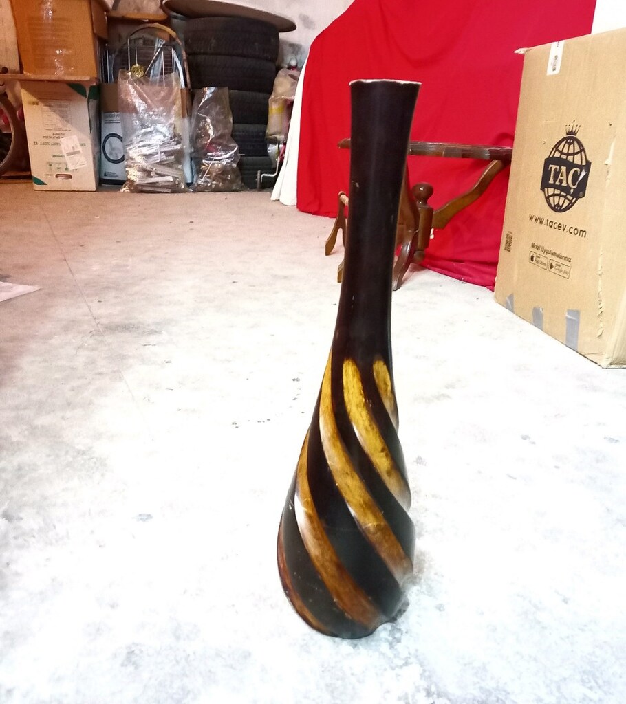 Dekoratif mango ağacı spiral bohem vazo - 5