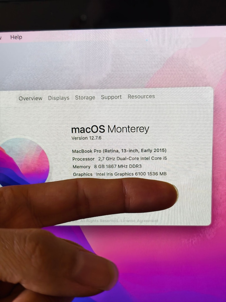 MACBOOK PRO 2015 - İ5 - 2K RETİNA EKRAN - 256 GB SSD - 8 GB RAM - 9