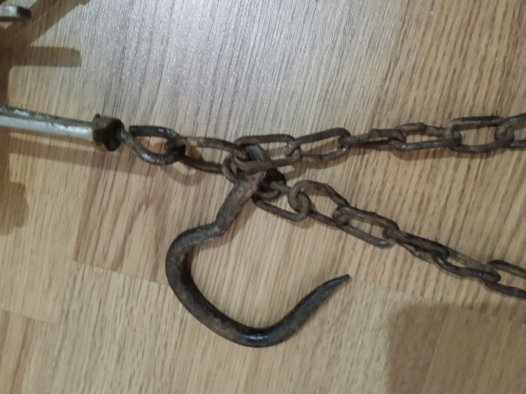 80x70 CM & 5-6 KG / KOLLEKSİYONLUK PİRİNÇ & METAL TERAZİ-OMUZ KANTARI - 4