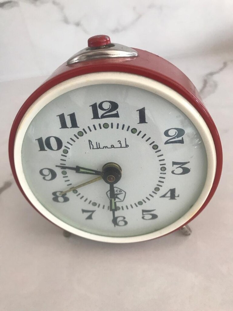 mekanik kurulabilen zili çalışır masa üstü saat - 3