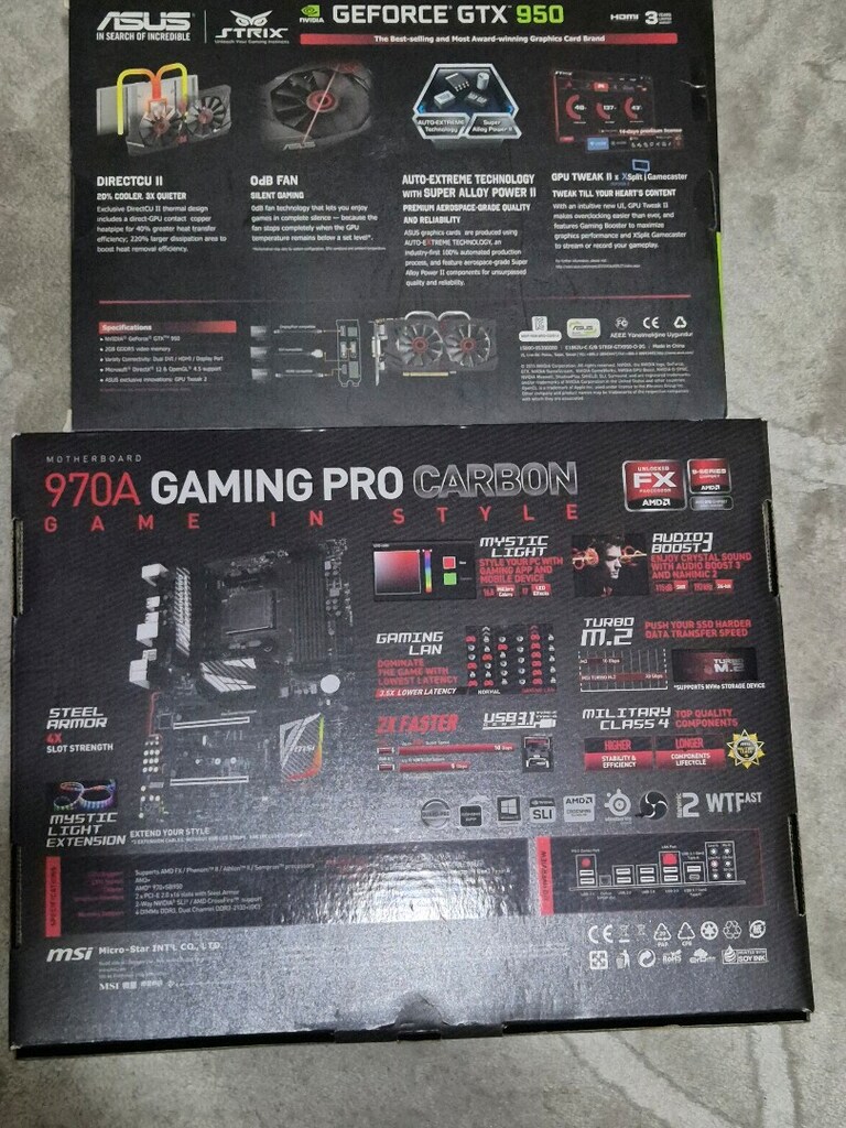 AMD FX (tm) -6100 six - 3.30 GHz NVIDIA GeForce GTX 950 2 gb - 12