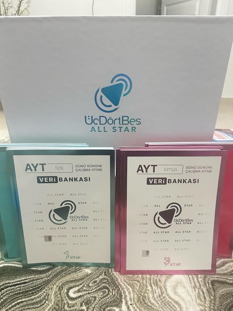 SIFIR SET-ÜçDörtBeş TYT-AYT Sayısal Set – Hiç Kullanılmadı - 6