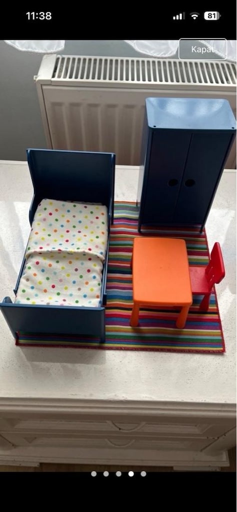 IKEA OYUNCAK BEBEK ODASI SETİ - 4