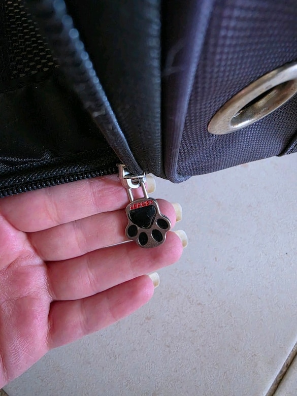 Tekerlekli Valiz kedi köpek taşıma çantası - 7