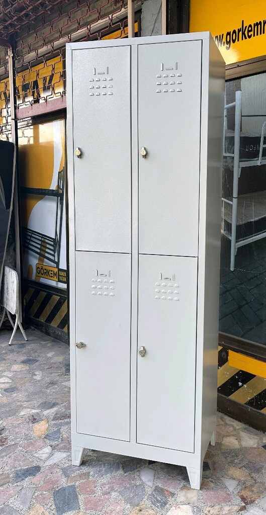 4 KAPILI METAL SOYUNMA DOLABI ÜCRETSİZ TESLİMAT KAPIDA ÖDEME - 3