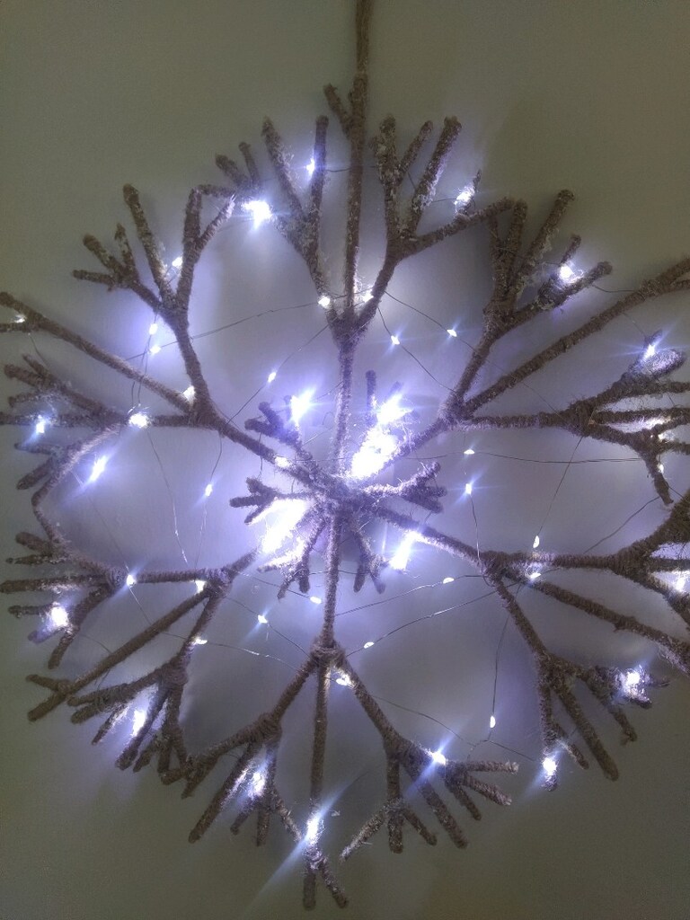KARLI. 3 FONKSUYONLU LED IŞIKLI İÇ MEKAN VE YA NOEL ASMA KAR TANESİ - 5