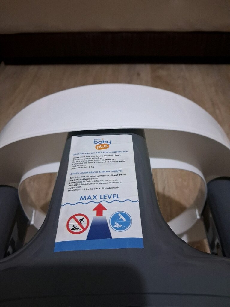 Baby Plus Güvenlik Sistemli Plastik Banyo ve Mama Oturağı - 6