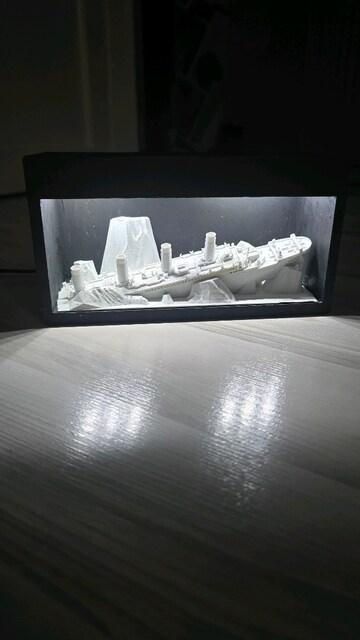 3d Ledli Titanik