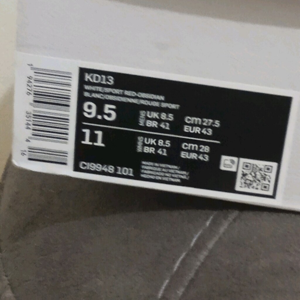 Az Kullanılmış Nike KD13 Basketbol Ayakkabısı - 4