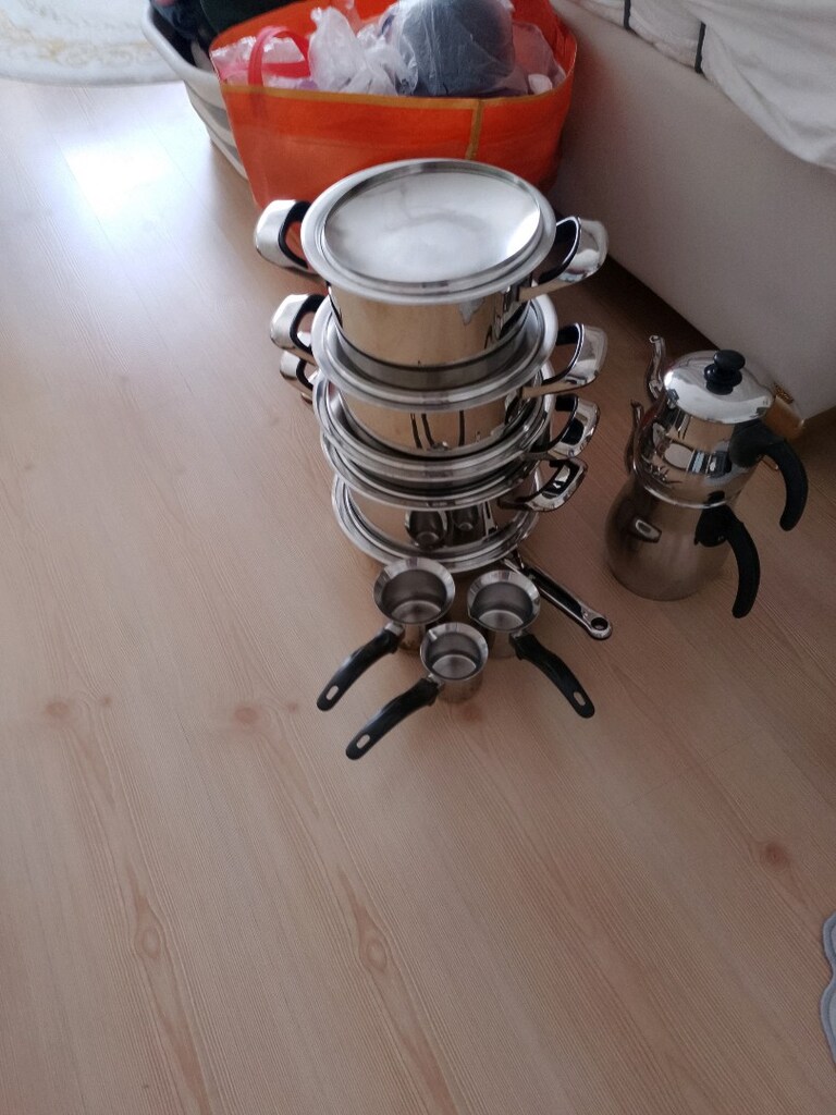 aryıldız marka tencere demlik ve cezve takımı - 3