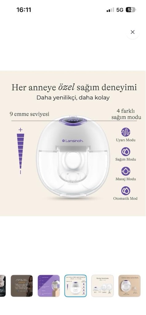 lansinoh süt sağım makinası - 3