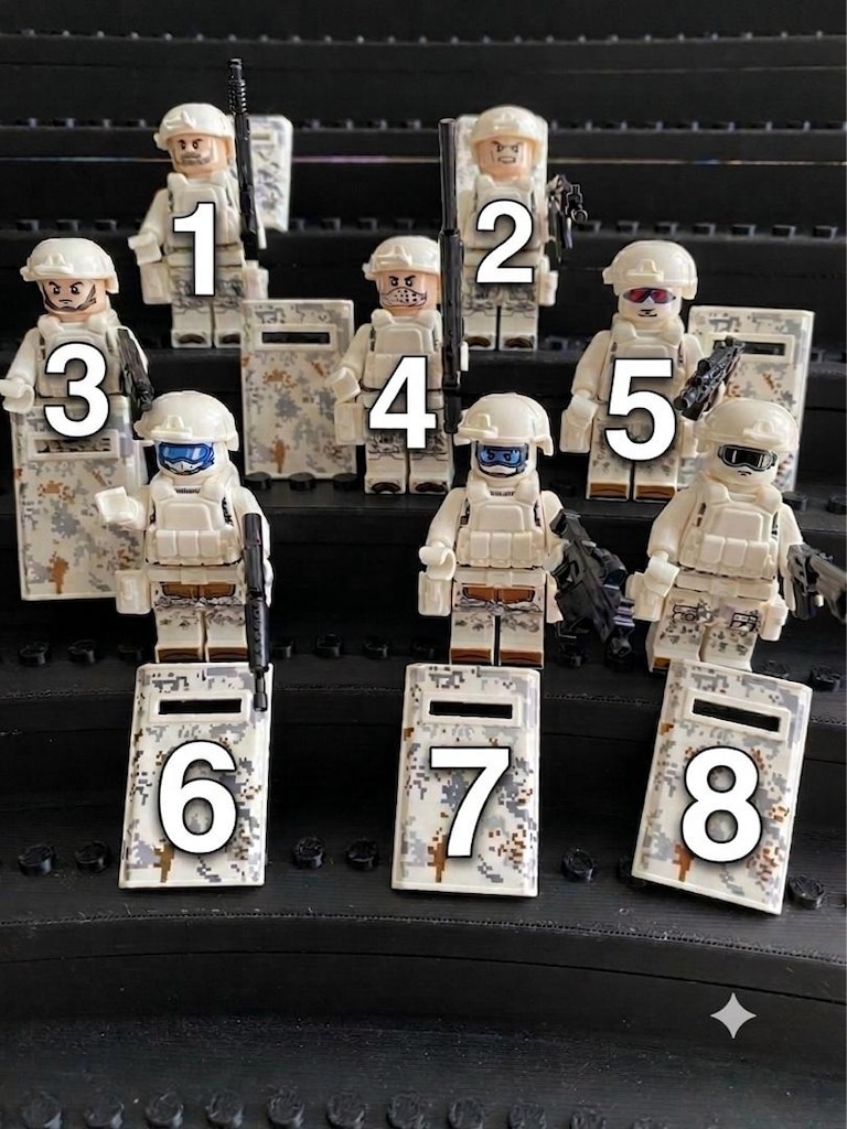 Lego beyaz swat asker - 4