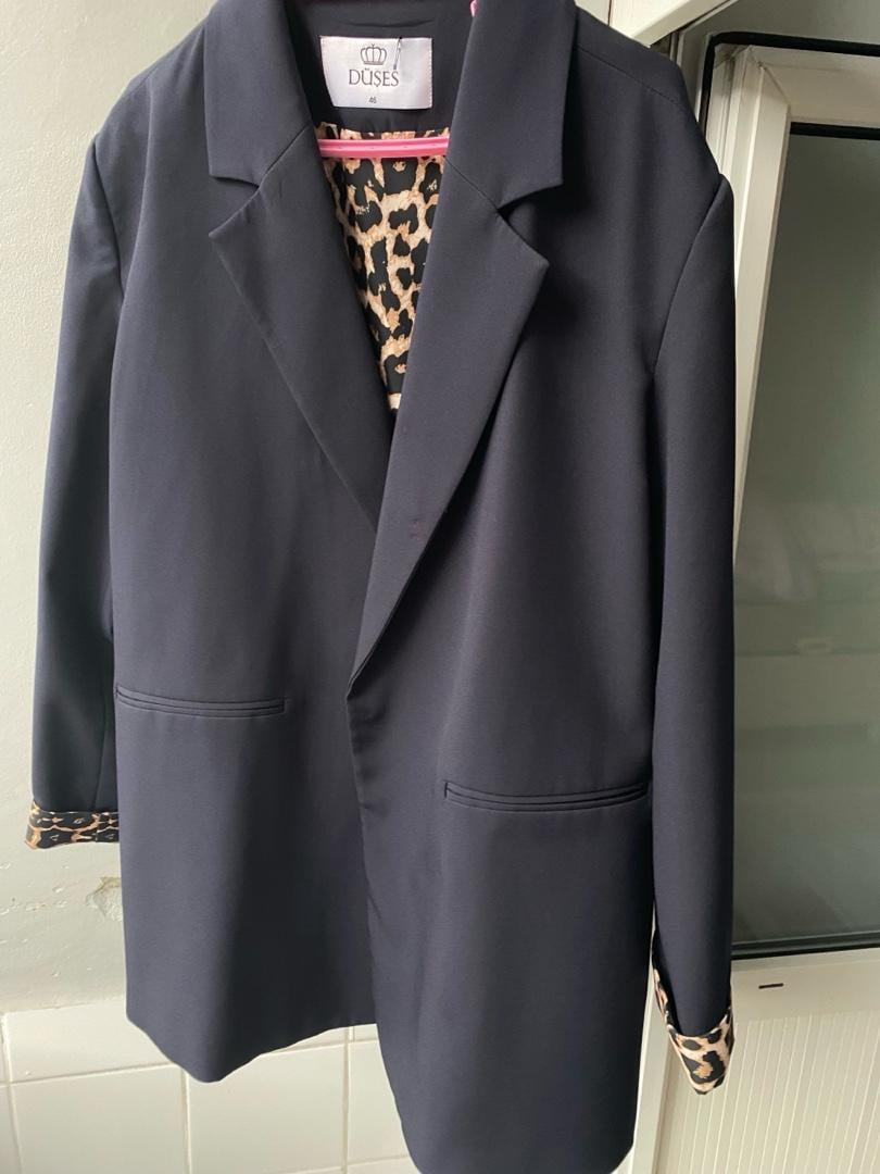 lacivert oversize blazer ceket