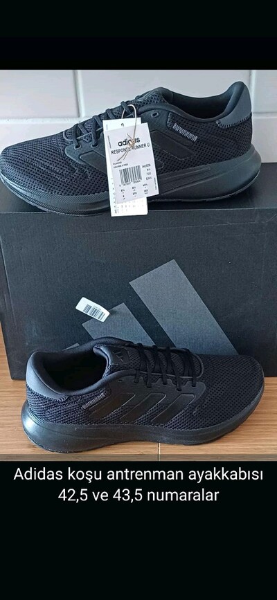 Adidas koşu antrenman ayakkabisi orjinalnsifur etiketli mağaza fiyatı