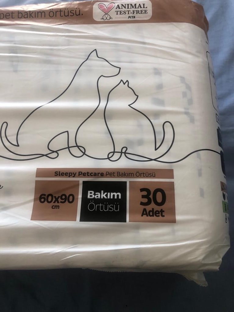 sleepy hipoalerjenik pet bakım örtüsü çiş pedi kedi ve köpek için - 3