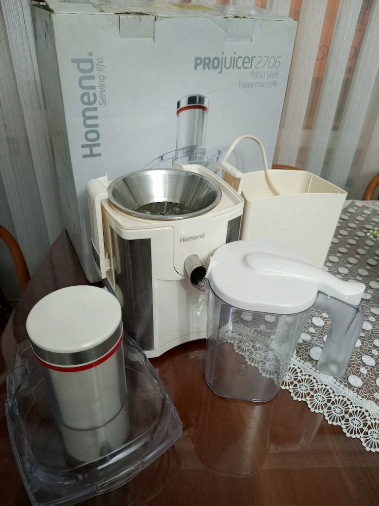 Sıfır Ayarında Homend Projuicer 2705 Meyve Sıkacağı (Eksiksiz) - 4