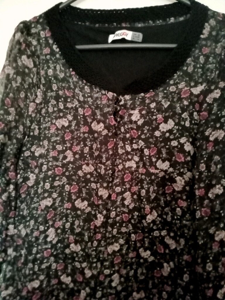 Çiçekli bohem şifon tunik - 2